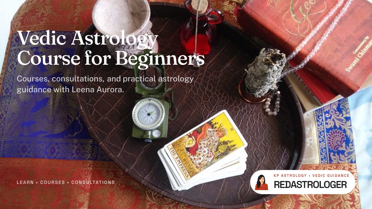 Learn Vedic Astrology - Online Course · RedAstrologer