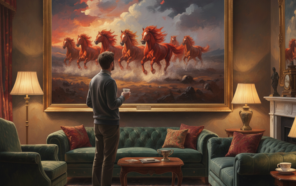 vastu and red horses